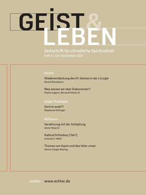 cover image of Geist & Leben 3/2021